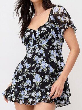 Love Tree Floral Mini Dress